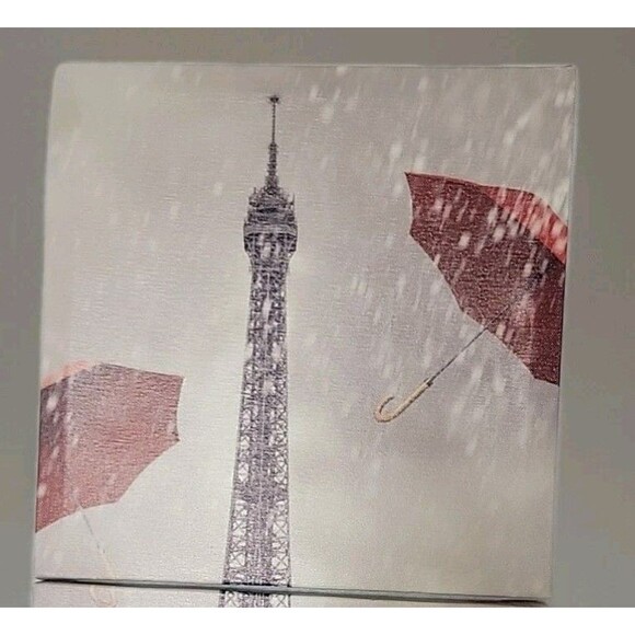 Set Of 3 Paris Eiffel Tower Canvas Landscape Wall Art Ready To Hang(12X12inch*3) - Picture 3 of 7